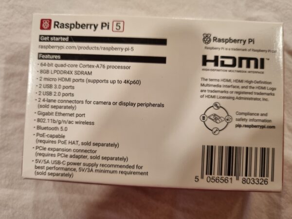 Raspberry Pi 5 MicroComputer - Image 7